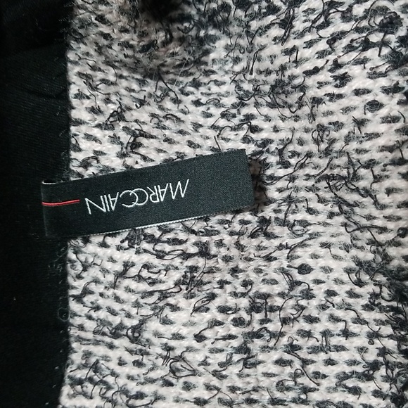 Marc Cain Checkered Cardigan from Soft Fabric Blend w/Alpaca. Size: 12. - Picture 8 of 13